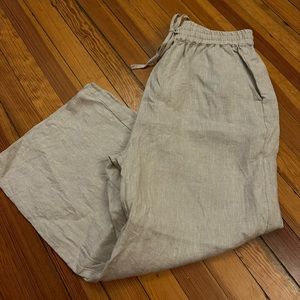 Linen Crop Pant